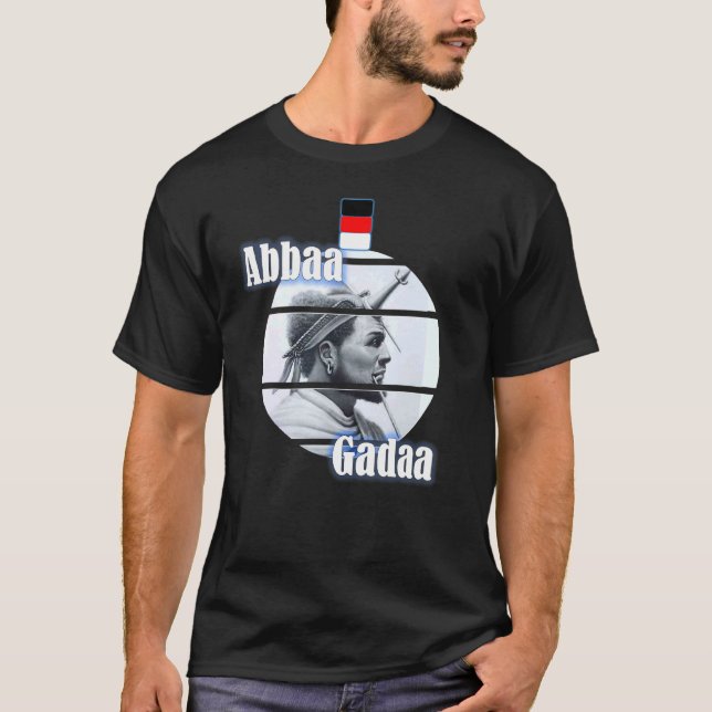 Camiseta Cultura oromo tradición de vestir cultural Abbaa G (Anverso)