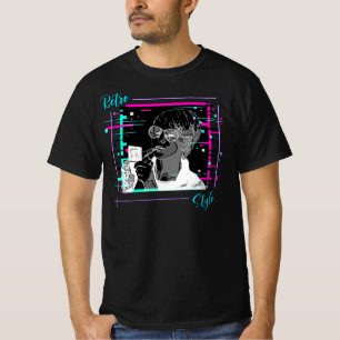 Camiseta Cultura pop estilo retro Mujer Neón Arte