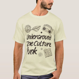 Camiseta Cultura Punk Fanzine Underground