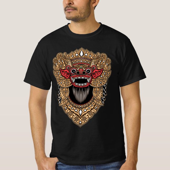 Camiseta Cultura tradicional de Barong bali (Anverso)