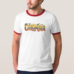 Camiseta Cultura Tropical Vibrante Patrimonio de Colombia,