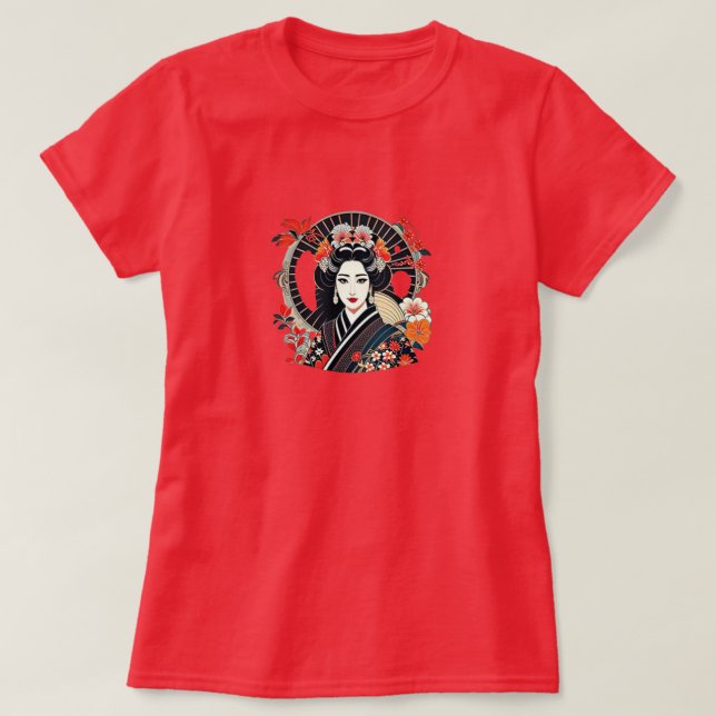 Camiseta cultural japonesa (Diseño del anverso)