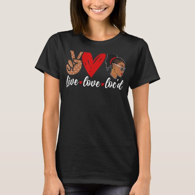 Camiseta Culturas africanas de Live-Love-Loc, Black Pride H (Anverso)
