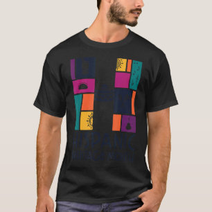 Camiseta Culturas mexicanas hispanas celebran el legado his