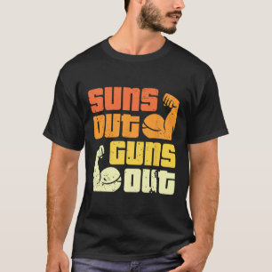 Camiseta Culturismo al Estilo Cali Cuerpo Pistolas Fuera Br