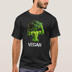 Camiseta Culturista De Brócoli Vegano Alimentación Limpia P