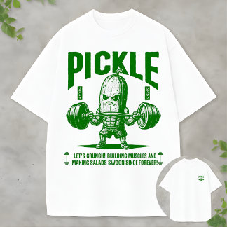 Camiseta Culturista de Pepino Fuerte Gráfico Divertido Fitn