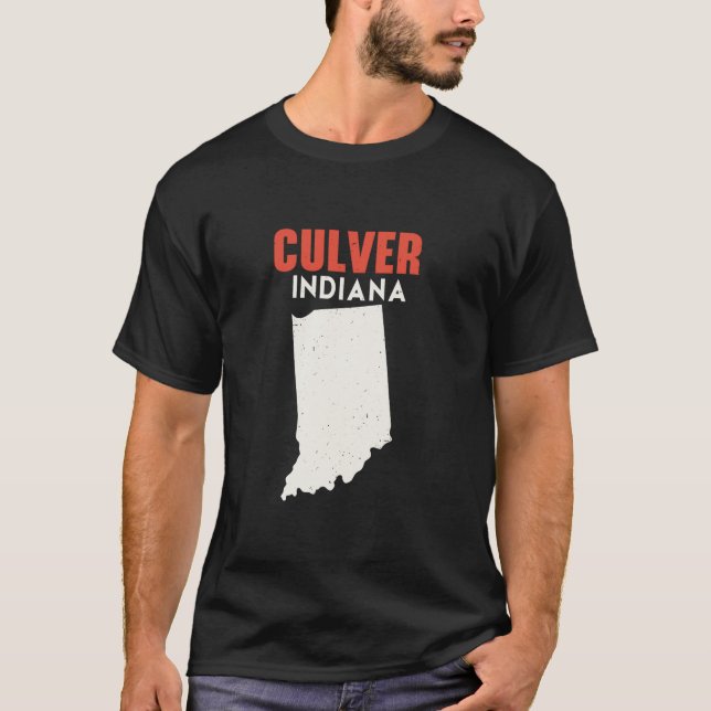 Camiseta Culver Indiana Estados Unidos Estados Unidos Viaja (Anverso)