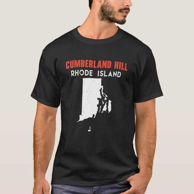 Camiseta Cumberland Hill Rhode Island USA State America Tra (Anverso)