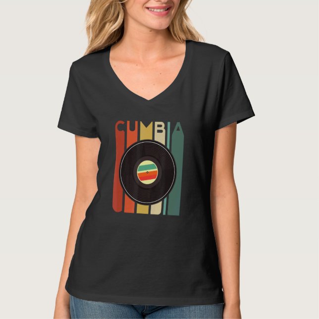 Camiseta Cumbia Latina Latino Baile Fiesta Regalo Colo (Anverso)