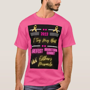 Camiseta Cumbre CureFest & Brainstorm del milagro de Esther