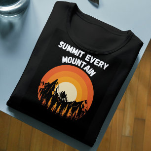 Camiseta Cumbre de cada meta de senderismo de montaña