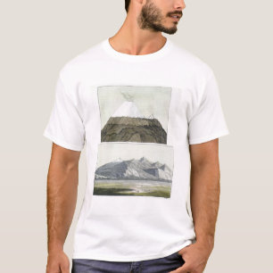 Camiseta Cumbre de Cotopaxi (top), y la erupción de Coto