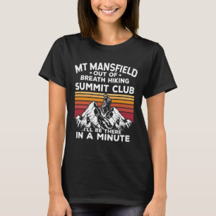 Camiseta Cumbre de senderismo sin aliento en Mt Mansfield E