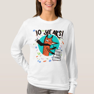 Camiseta Cumbre del Libro de Imágenes 10 años TURQ