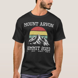 Camiseta Cumbre Monte Arvon 2023 Senderismo Michigan Estado