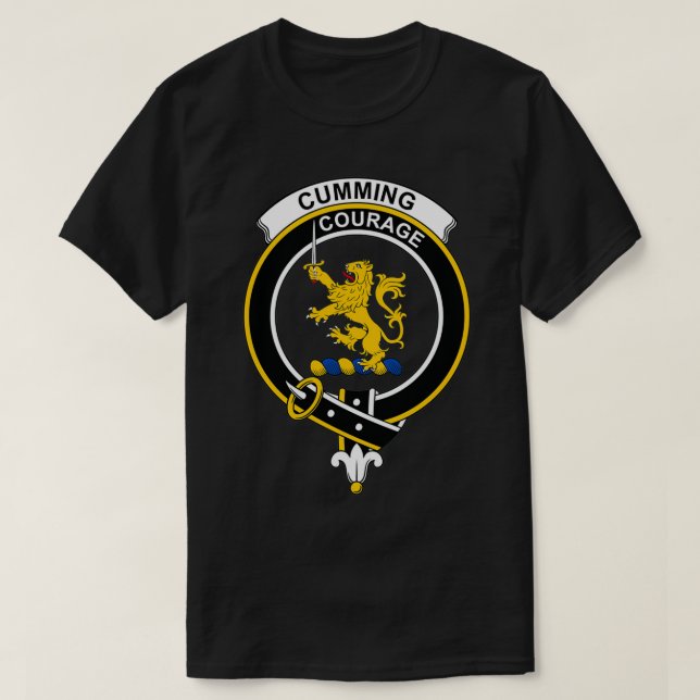 Camiseta Cumming Escudo Tartan Clan Scottish Clan (Diseño del anverso)