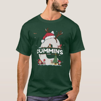 Camiseta Cummins Christmasw Cummins Name for funny Xmas 