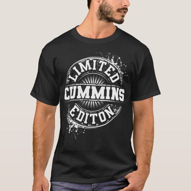 Camiseta CUMMINS Funny Apellido Árbol Familia Reunión de cu (Anverso)