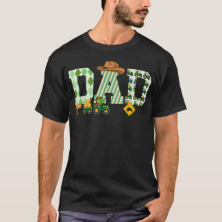 Camiseta Cumpleaños 1º del papá del tractor de granja