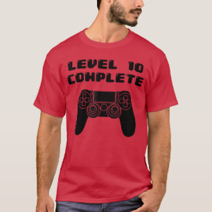 Camiseta Cumpleaños 10 10 años videojuegos Cumpleaños vinta