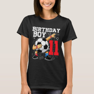 Camiseta Cumpleaños 11 Para Niño Fútbol Fútbol 11 Años