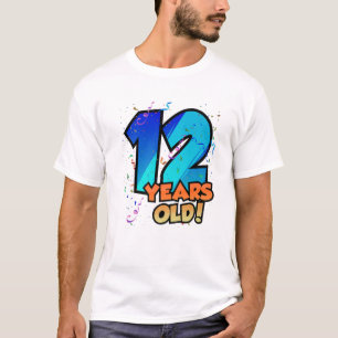 Camiseta Cumpleaños 12, 12 Años, Cumpleaños De Video Gamer