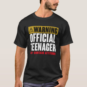 Camiseta Cumpleaños 13 Adolescente Oficial Niño 13 Años Div