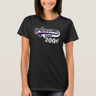 Camiseta Cumpleaños 16 Genial Desde 2006 Edad De Perfección