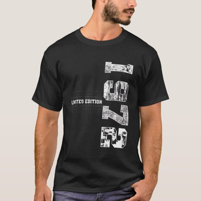 Camiseta Cumpleaños 1972 Año 1972 (Anverso)