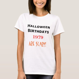 Camiseta cumpleaños 1979 de Halloween