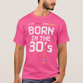 Camiseta Cumpleaños 1982 Gamer Retro Piel Nacido en los 80s