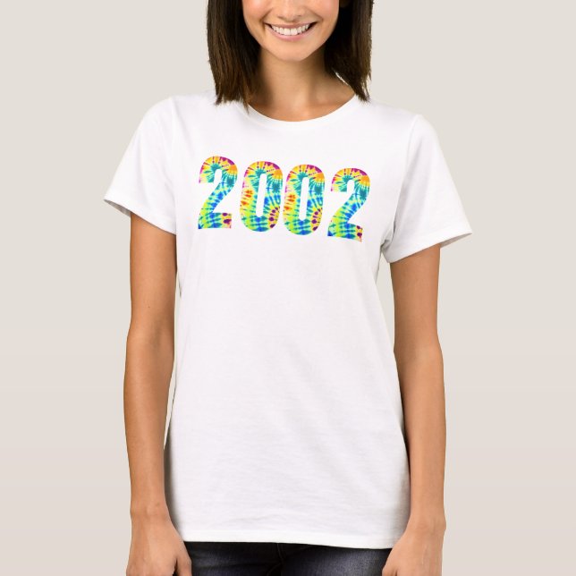Camiseta Cumpleaños 2002 Fiesta de Cumpleaños Multicolor Ti (Anverso)