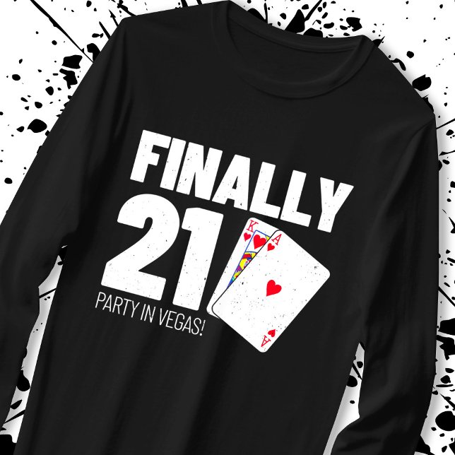 Camiseta Cumpleaños 21 de Las Vegas - Fiesta de cumpleaños  (Subido por el creador)