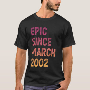 Camiseta Cumpleaños 23 Hombres Mujeres Épico Desde Marzo 20