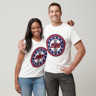 Camiseta Cumpleaños 250 de América 1776-2026 Cruz Áspera