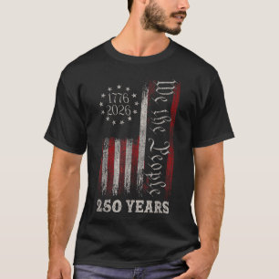 Camiseta Cumpleaños 250 de América Bandera de EE. UU. 250 A