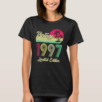Camiseta Cumpleaños 25 Años Antiguo 1997 Vigésimo Quinto Cu