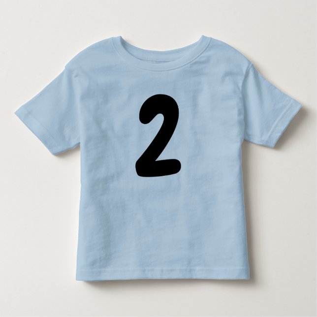 Camiseta Cumpleaños 2 AÑOS TODDLER (Anverso)