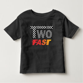 Camiseta Cumpleaños 2 Años TWO Fast Toddler