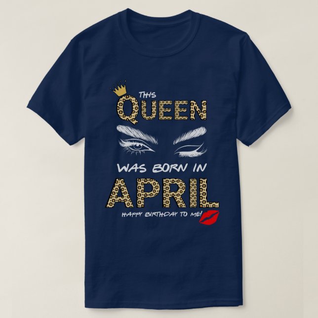 Camiseta Cumpleaños 2 de abril (Diseño del anverso)