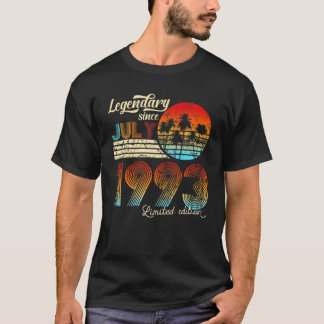 Camiseta Cumpleaños 30 Legendario Desde Julio De 1992 Regal
