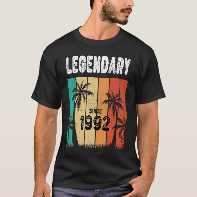 Camiseta Cumpleaños 31 de 1992 para hombres y mujeres (Anverso)