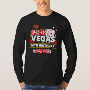 Camiseta Cumpleaños 36 de las Vegas - Nacimiento de Las Veg