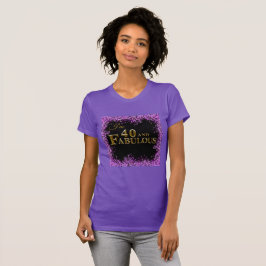 Camiseta Cumpleaños 40 