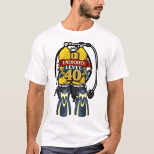 Camiseta Cumpleaños 40 de buceo