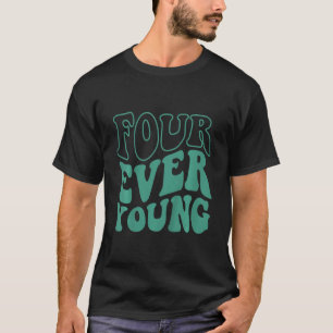 Camiseta Cumpleaños 4 de niños de 4 años de edad Cuatro sie