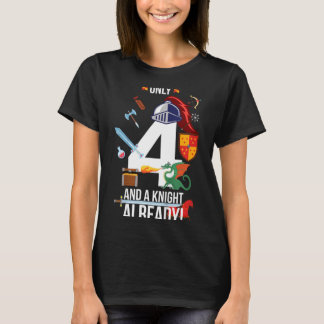 Camiseta Cumpleaños 4 Niño Frase Divertida _solo 4 Y Un Cab