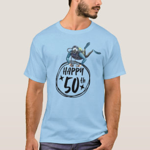 Camiseta Cumpleaños 50 de buceo