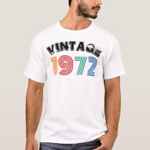 Camiseta Cumpleaños 52 Vintage 1972
